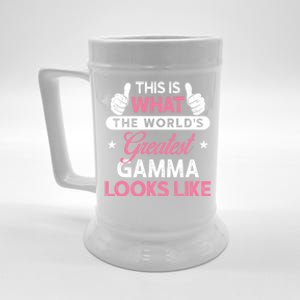 Gamma Gift: WorldS Greatest Gamma Cute Gift Beer Stein