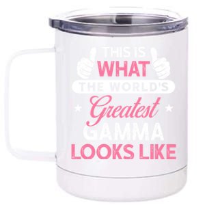 Gamma Gift: WorldS Greatest Gamma Cute Gift 12 oz Stainless Steel Tumbler Cup