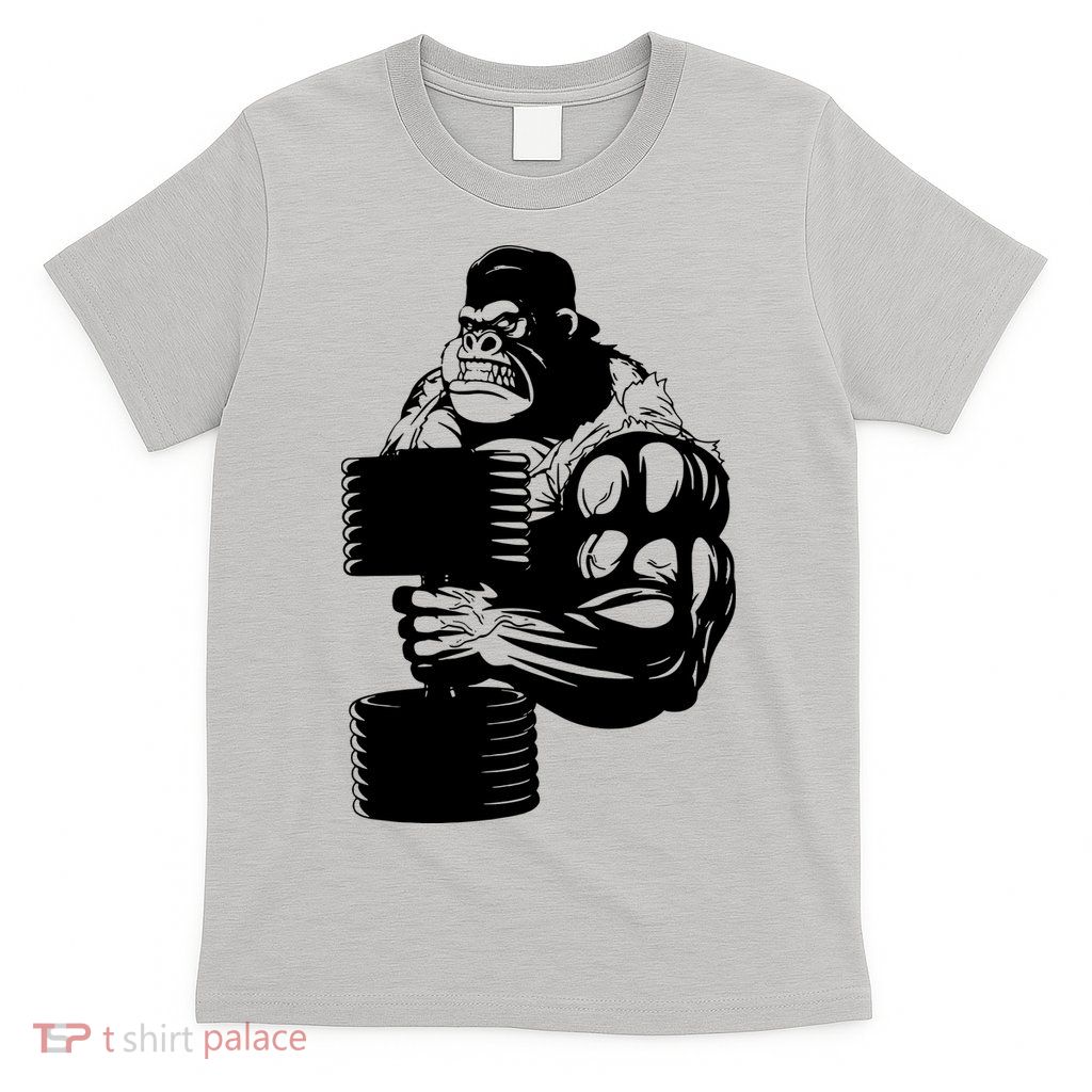 Gorilla Gym Weight Lifting Workout Training T-Shirt