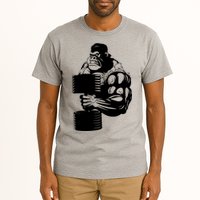 Gorilla Gym Weight Lifting Workout Training Tall T-Shirt