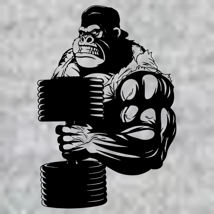 Gorilla Gym Weight Lifting Workout Training Tall T-Shirt