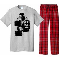 Gorilla Gym Weight Lifting Workout Training Pajama Set