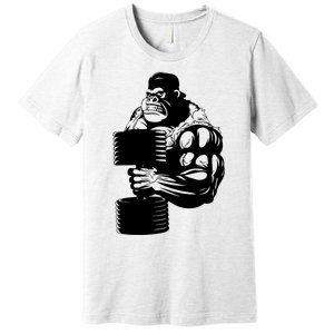 Gorilla Gym Weight Lifting Workout Training Premium T-Shirt