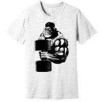 Gorilla Gym Weight Lifting Workout Training Premium T-Shirt