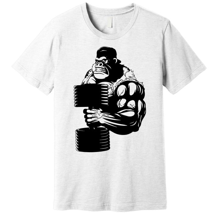 Gorilla Gym Weight Lifting Workout Training Premium T-Shirt