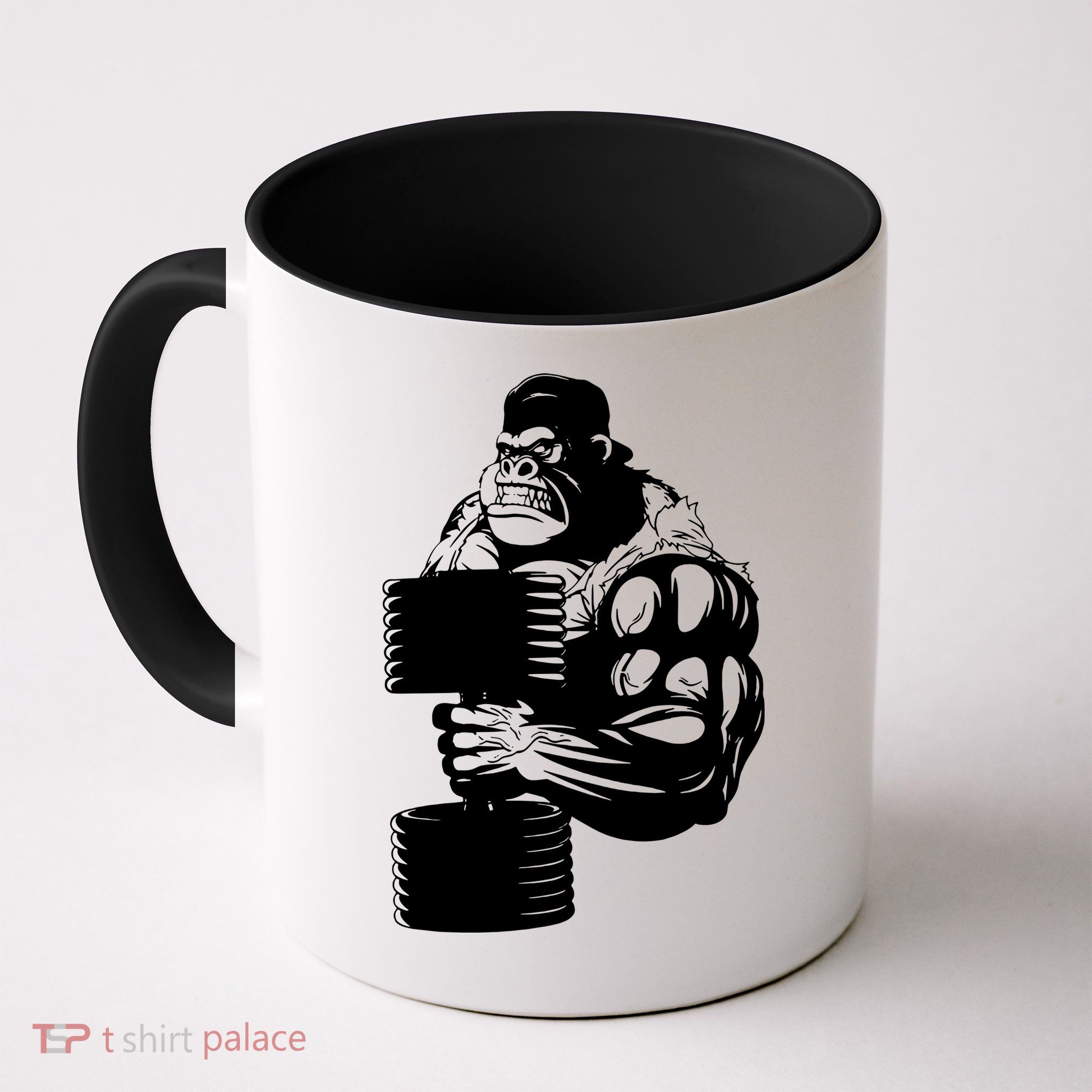 Gorilla Gym Weight Lifting Workout Training Mug