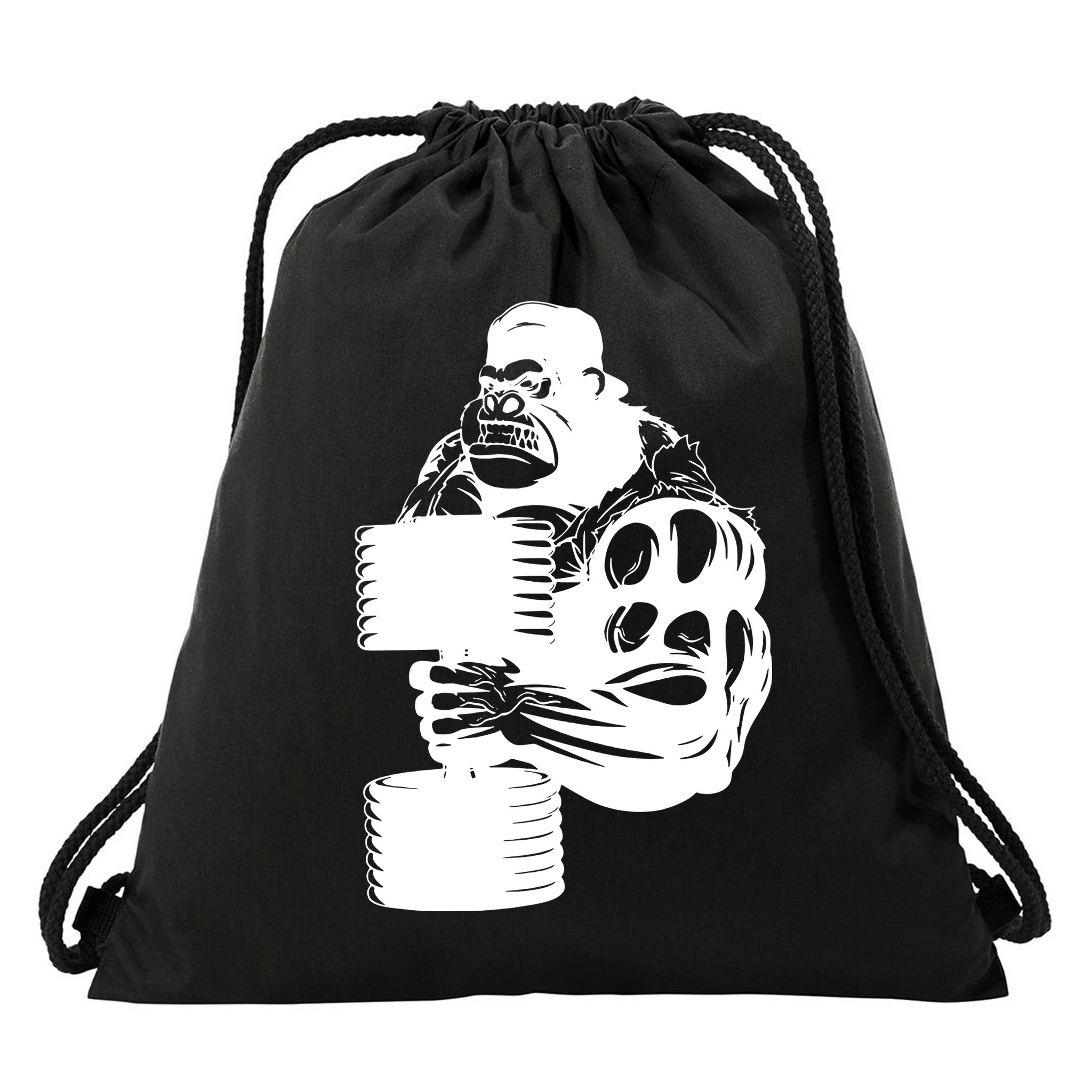 Gorilla Gym Weight Lifting Workout Training Drawstring Bag