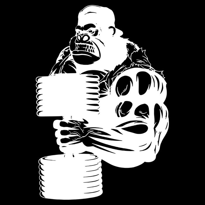 Gorilla Gym Weight Lifting Workout Training Drawstring Bag
