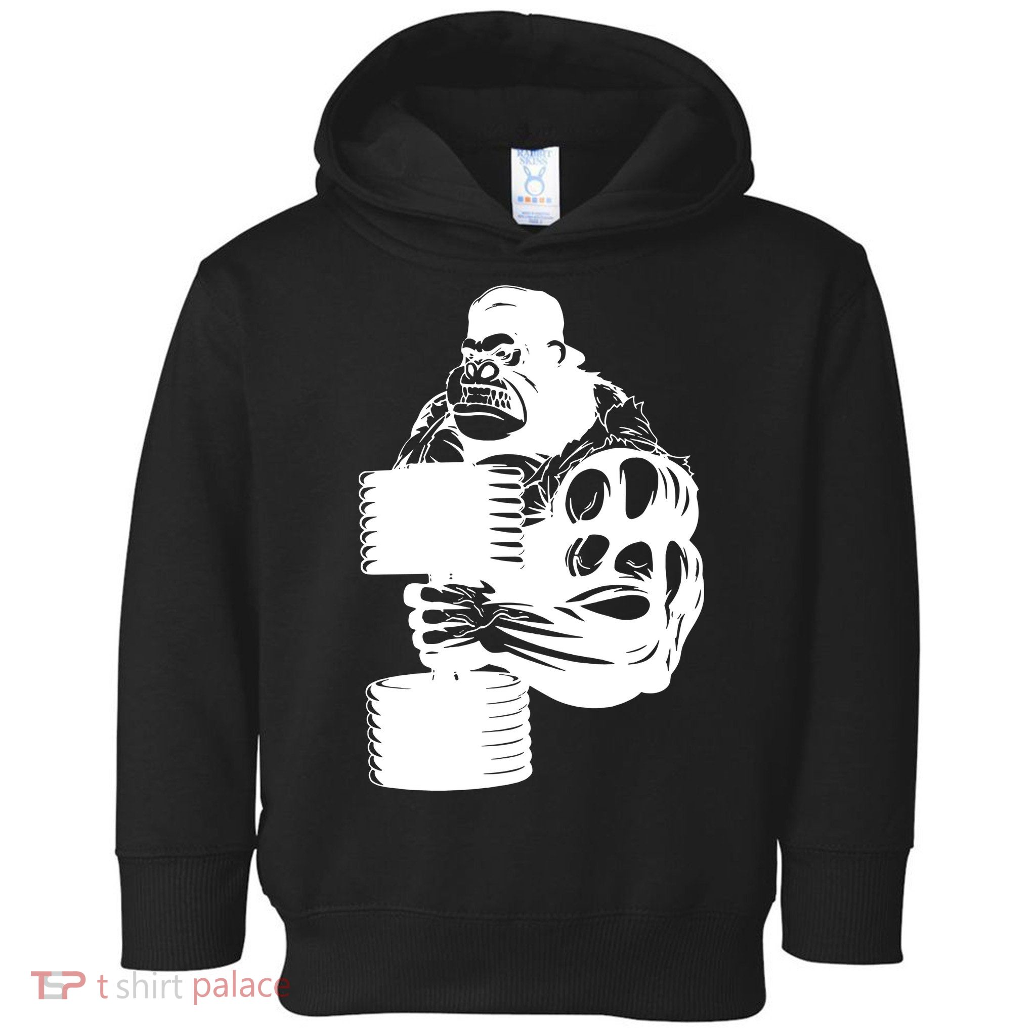Gorilla Gym Weight Lifting Workout Training Toddler Hoodie