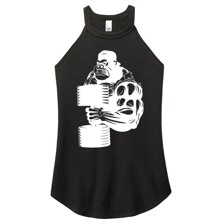 Gorilla Gym Weight Lifting Workout Training Women's Perfect Tri Rocker Tank