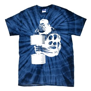 Gorilla Gym Weight Lifting Workout Training Tie-Dye T-Shirt