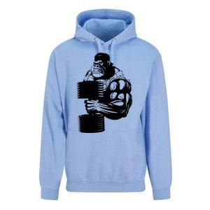 Gorilla Gym Weight Lifting Workout Training Unisex Surf Hoodie