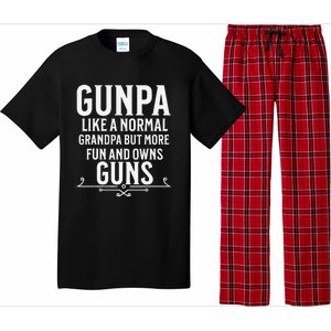 Gunpa Grandpa Who Own Guns Pajama Set