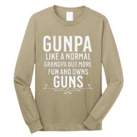 Gunpa Grandpa Who Own Guns Long Sleeve Shirt