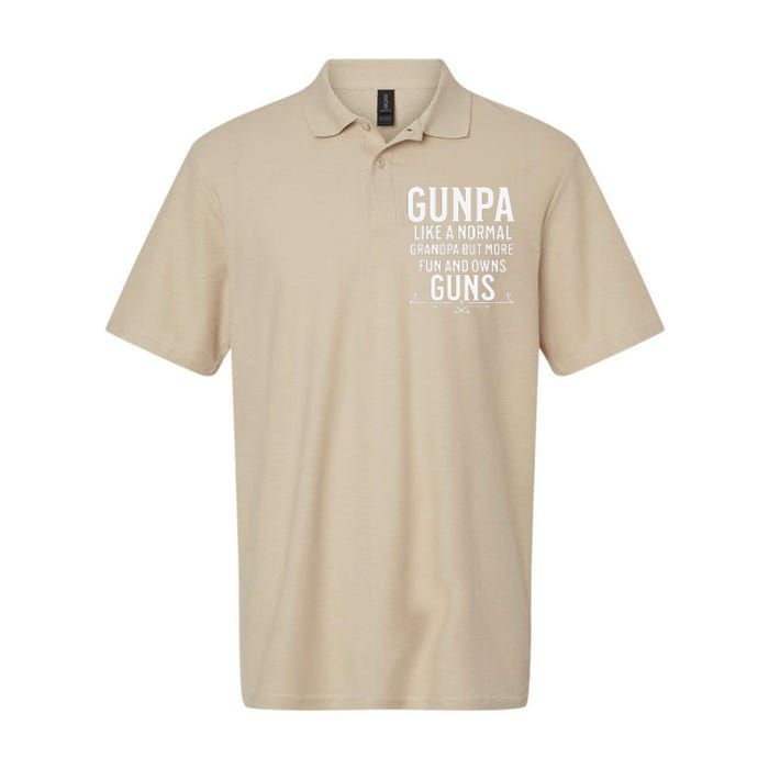 Gunpa Grandpa Who Own Guns Softstyle Adult Sport Polo