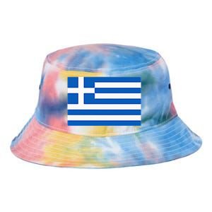 Greece Gift Women Men Kids Left Chest Greek Flag Souvenir Tie Dye Newport Bucket Hat