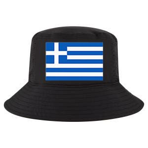 Greece Gift Women Men Kids Left Chest Greek Flag Souvenir Cool Comfort Performance Bucket Hat