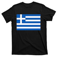 Greece Gift Women Men Kids Left Chest Greek Flag Souvenir T-Shirt