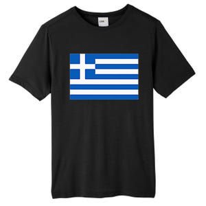 Greece Gift Women Men Kids Left Chest Greek Flag Souvenir Tall Fusion ChromaSoft Performance T-Shirt