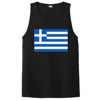 Greece Gift Women Men Kids Left Chest Greek Flag Souvenir PosiCharge Competitor Tank