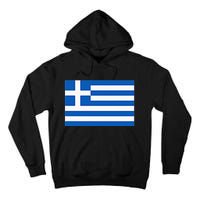 Greece Gift Women Men Kids Left Chest Greek Flag Souvenir Tall Hoodie