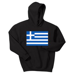 Greece Gift Women Men Kids Left Chest Greek Flag Souvenir Kids Hoodie