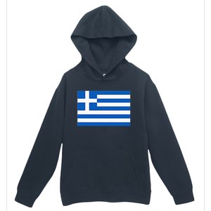 Greece Gift Women Men Kids Left Chest Greek Flag Souvenir Urban Pullover Hoodie