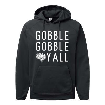 Gobble Gobble Yall Performance Fleece Hoodie