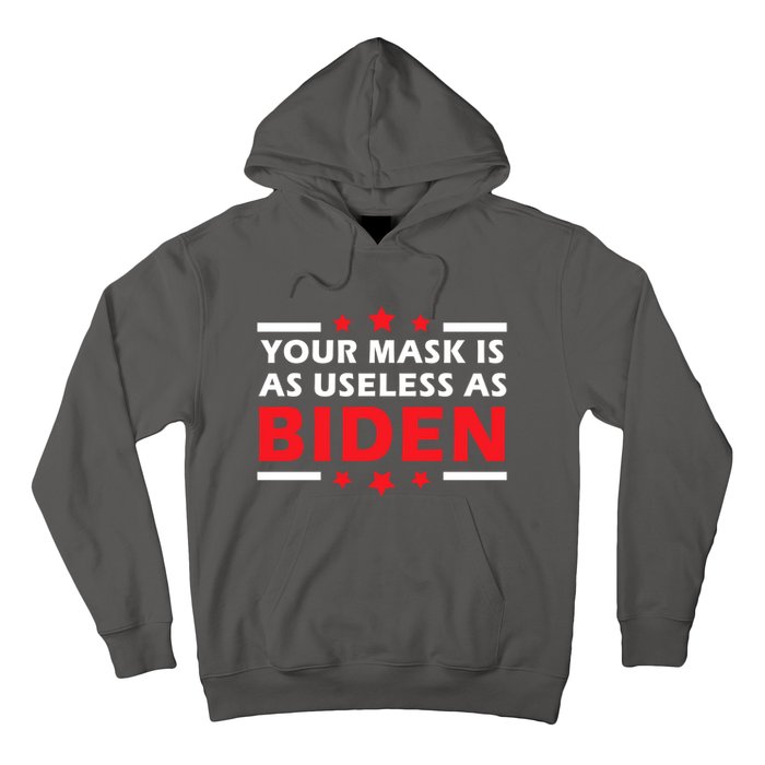 Great Gift Your Mask Is As Useless As Joe Biden Sucks Hoodie