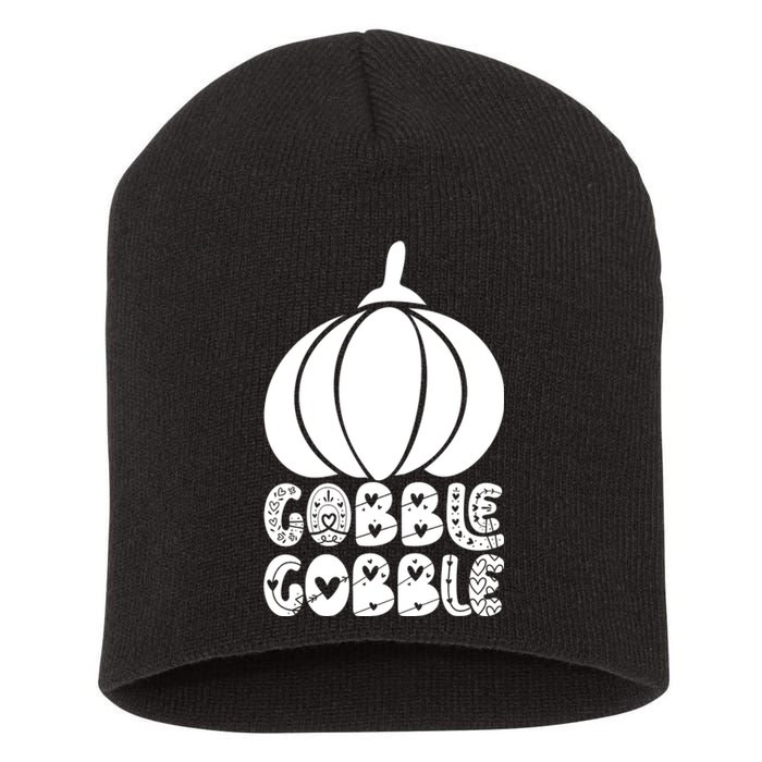 Gobble Gobble Yall Short Acrylic Beanie