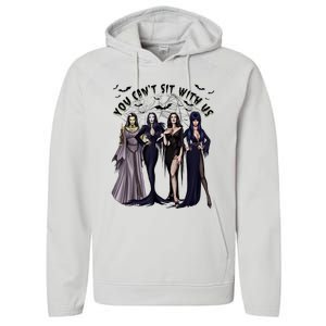 Ghoul Gang You CanT Sit With Us Goth Graphic Halloween Performance Fleece Hoodie