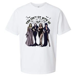 Ghoul Gang You CanT Sit With Us Goth Graphic Halloween Sueded Cloud Jersey T-Shirt