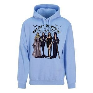 Ghoul Gang You CanT Sit With Us Goth Graphic Halloween Unisex Surf Hoodie