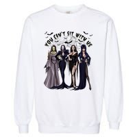 Ghoul Gang You CanT Sit With Us Goth Graphic Halloween Garment-Dyed Sweatshirt