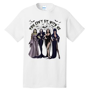 Ghoul Gang You CanT Sit With Us Goth Graphic Halloween Tall T-Shirt