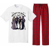 Ghoul Gang You CanT Sit With Us Goth Graphic Halloween Pajama Set