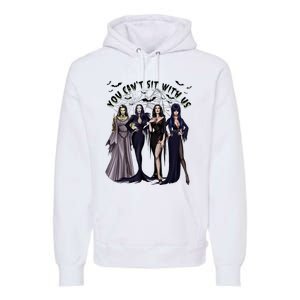 Ghoul Gang You CanT Sit With Us Goth Graphic Halloween Premium Hoodie