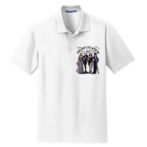 Ghoul Gang You CanT Sit With Us Goth Graphic Halloween Dry Zone Grid Polo