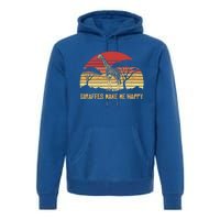 Giraffe Gift Zookeeper Gift Vintage African Sw Gift Premium Hoodie