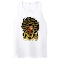 Gemini Girl Zodiac Sign Birthday Queen Afro Black PosiCharge Competitor Tank