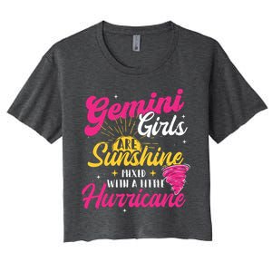 Gemini Girl Zodiac Sign Horoscope Astrology Lover Women's Crop Top Tee