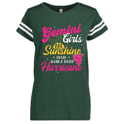 Gemini Girl Zodiac Sign Horoscope Astrology Lover Enza Ladies Jersey Football T-Shirt