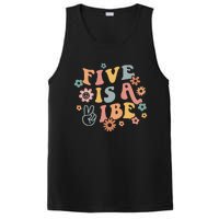 Groovy Hippie 5 Is A Vibe Boy 5th Birthday Party Decoration PosiCharge Competitor Tank