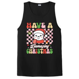 Groovy Have A Llamazing Christmas Llama Santa Ki PosiCharge Competitor Tank