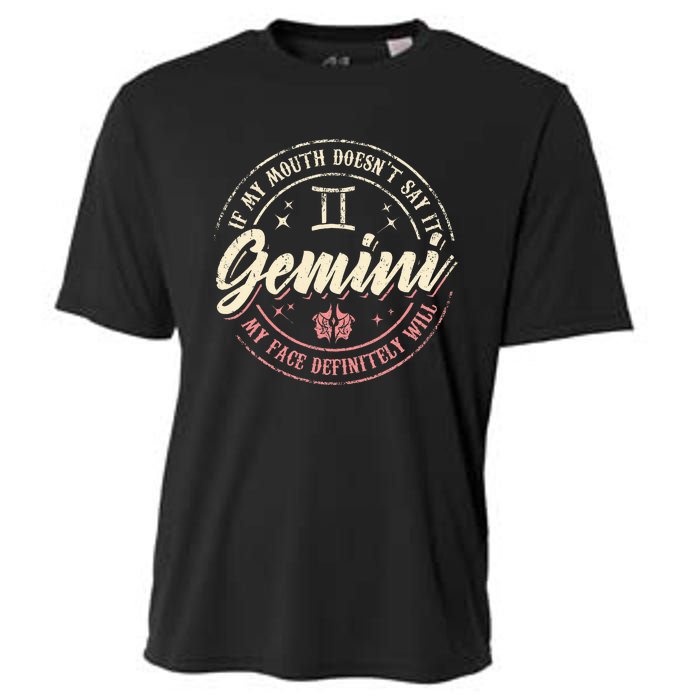 Gemini Horoscope Astrology Birthday Zodiac Sign Women Cooling Performance Crew T-Shirt