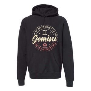 Gemini Horoscope Astrology Birthday Zodiac Sign Women Premium Hoodie