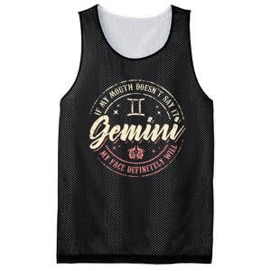 Gemini Horoscope Astrology Birthday Zodiac Sign Women Mesh Reversible Basketball Jersey Tank