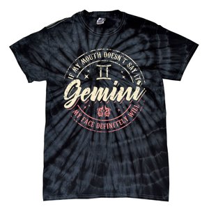 Gemini Horoscope Astrology Birthday Zodiac Sign Women Tie-Dye T-Shirt