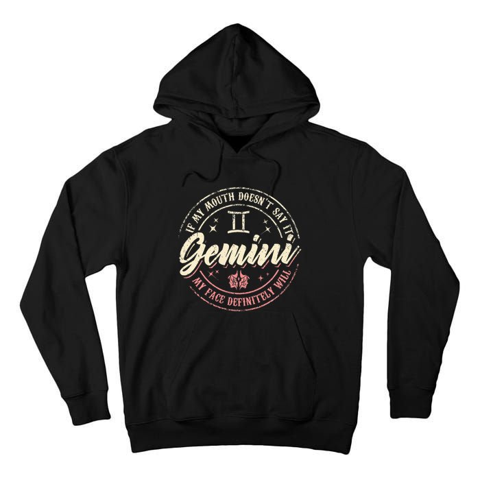 Gemini Horoscope Astrology Birthday Zodiac Sign Women Tall Hoodie