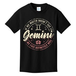 Gemini Horoscope Astrology Birthday Zodiac Sign Women Kids T-Shirt